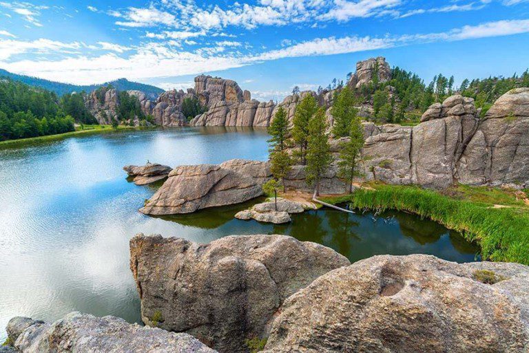 lakes in custer state park